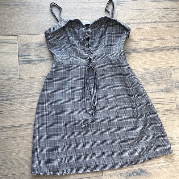 Urban Outfitters Plaid Corset Dress - Picture 1 of 2